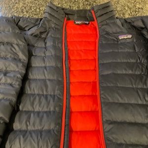 Patagonia Jacket. Navy Blue with Red contrast. Large